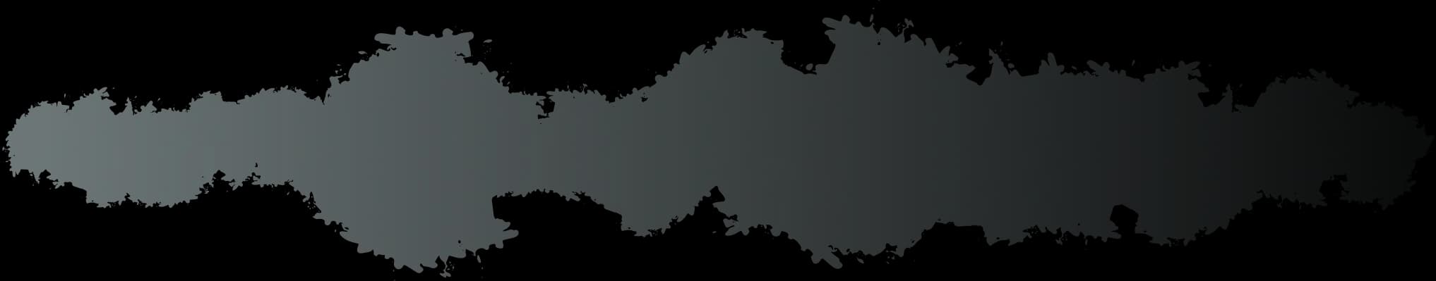 An abstract line drawn with a wavy scatter brush called 'Drone', line is coloured using a grey-ish gradient